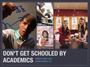 don't get schooled by academics