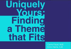 finding a theme that fits